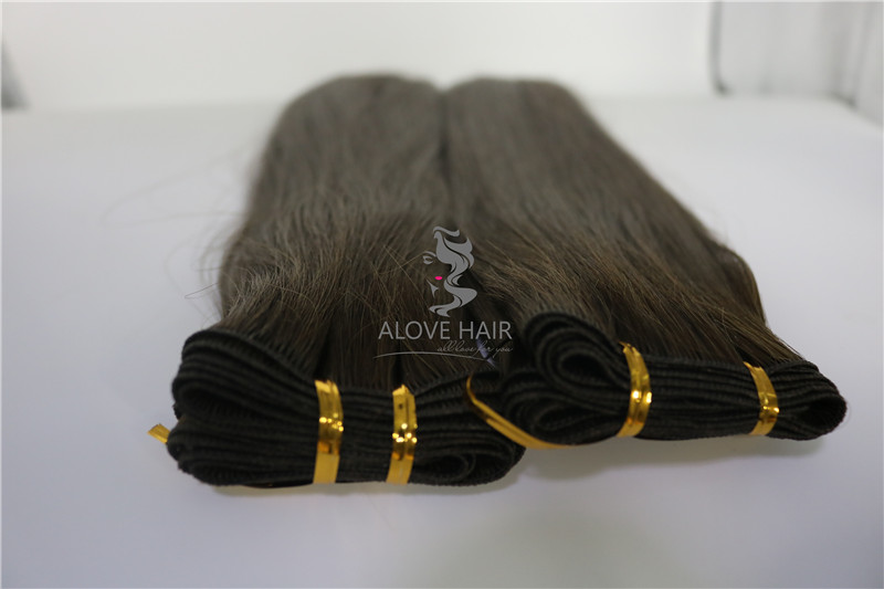 hand tied wefts remy hair